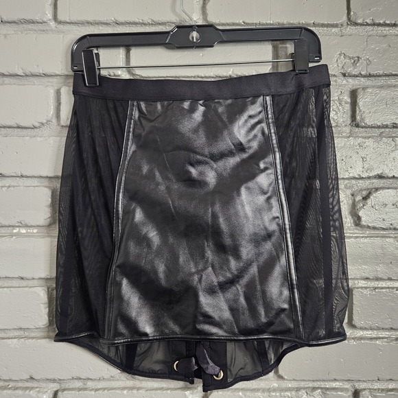 torrid Other - Torrid Lingerie Skirt 1 Lace up Pleather Black Sexy